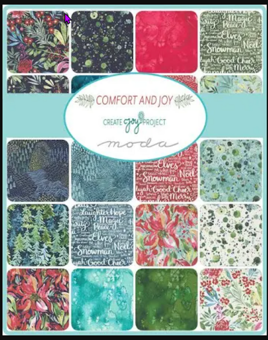 MODA Comfort & Joy - MINI Charm Pack - 42pc - Everything Fabric