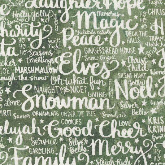 MODA Comfort & Joy - Words - Everything Fabric
