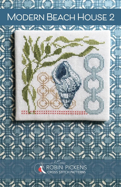 Modern Beach House 2 Cross Stitch Pattern - Everything Fabric