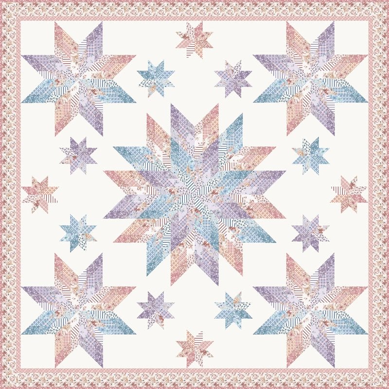 Modern Prairie Ma's Morning Star Quilt Pattern - Everything Fabric