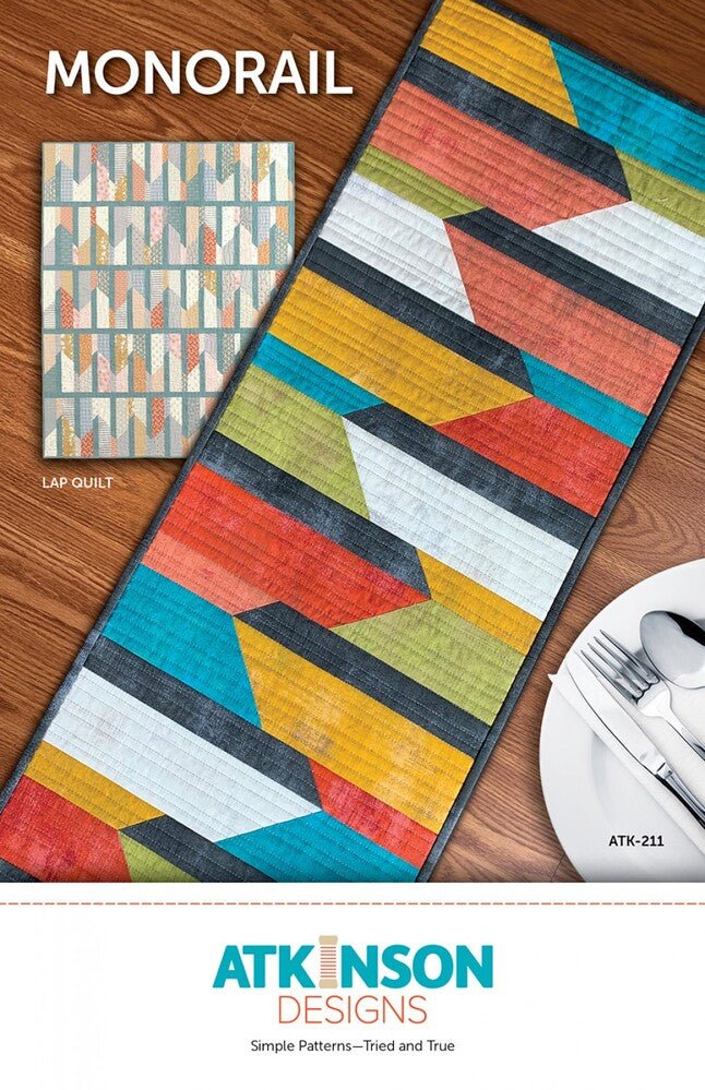Monorail Quilt/Runner Pattern - Everything Fabric