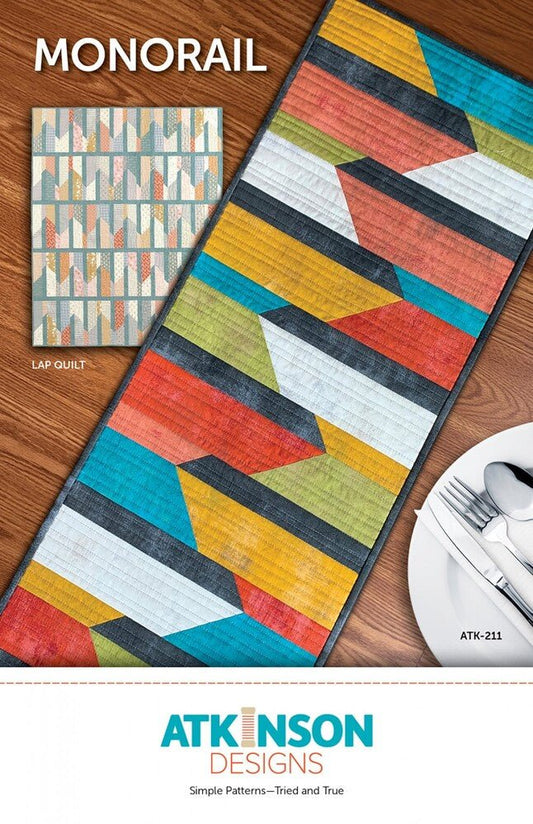 Monorail Quilt/Runner Pattern - Everything Fabric