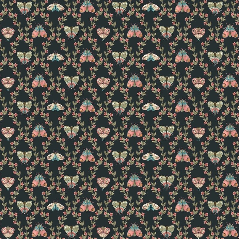 Moon Garden - Midnight Light Seekers - Everything Fabric