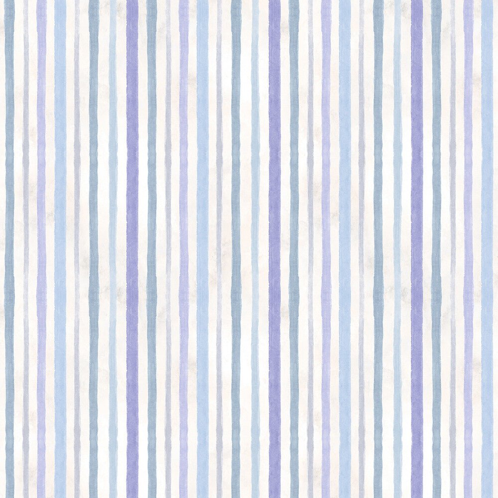 Morning Blooms - Cream Stripes - Everything Fabric
