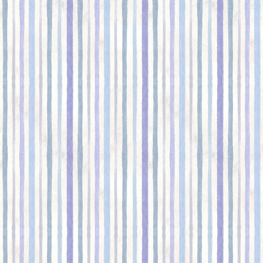 Morning Blooms - Cream Stripes - Everything Fabric