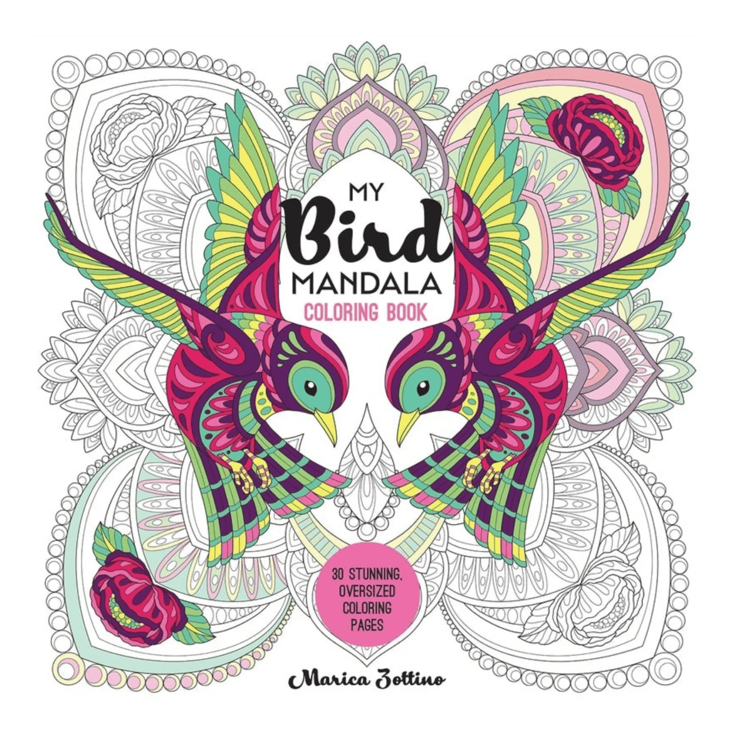 My Bird Mandala Coloring Book - Everything Fabric