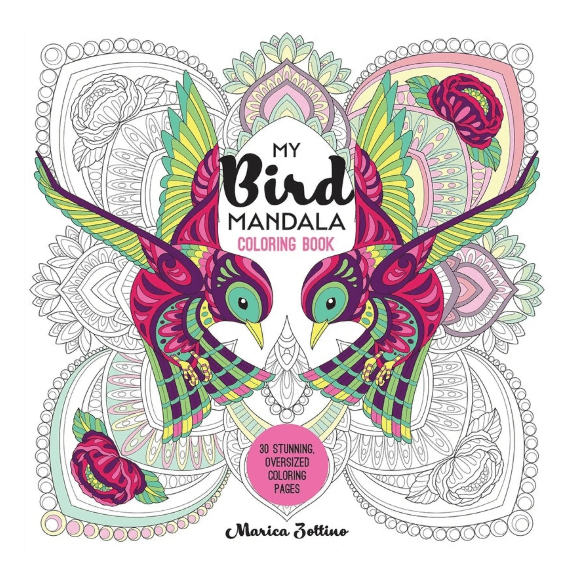 My Bird Mandala Coloring Book - Everything Fabric