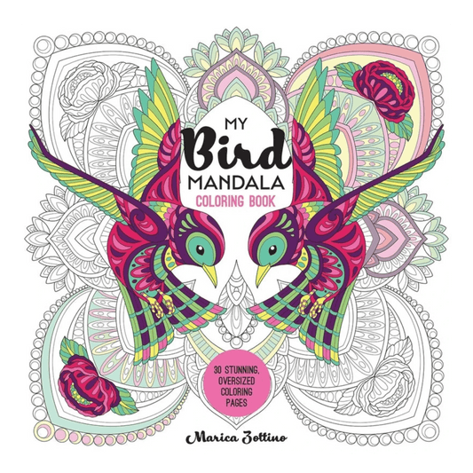 My Bird Mandala Coloring Book - Everything Fabric