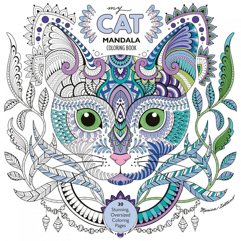 My Cat Mandala Coloring Book - Everything Fabric