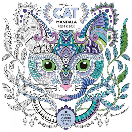 My Cat Mandala Coloring Book - Everything Fabric