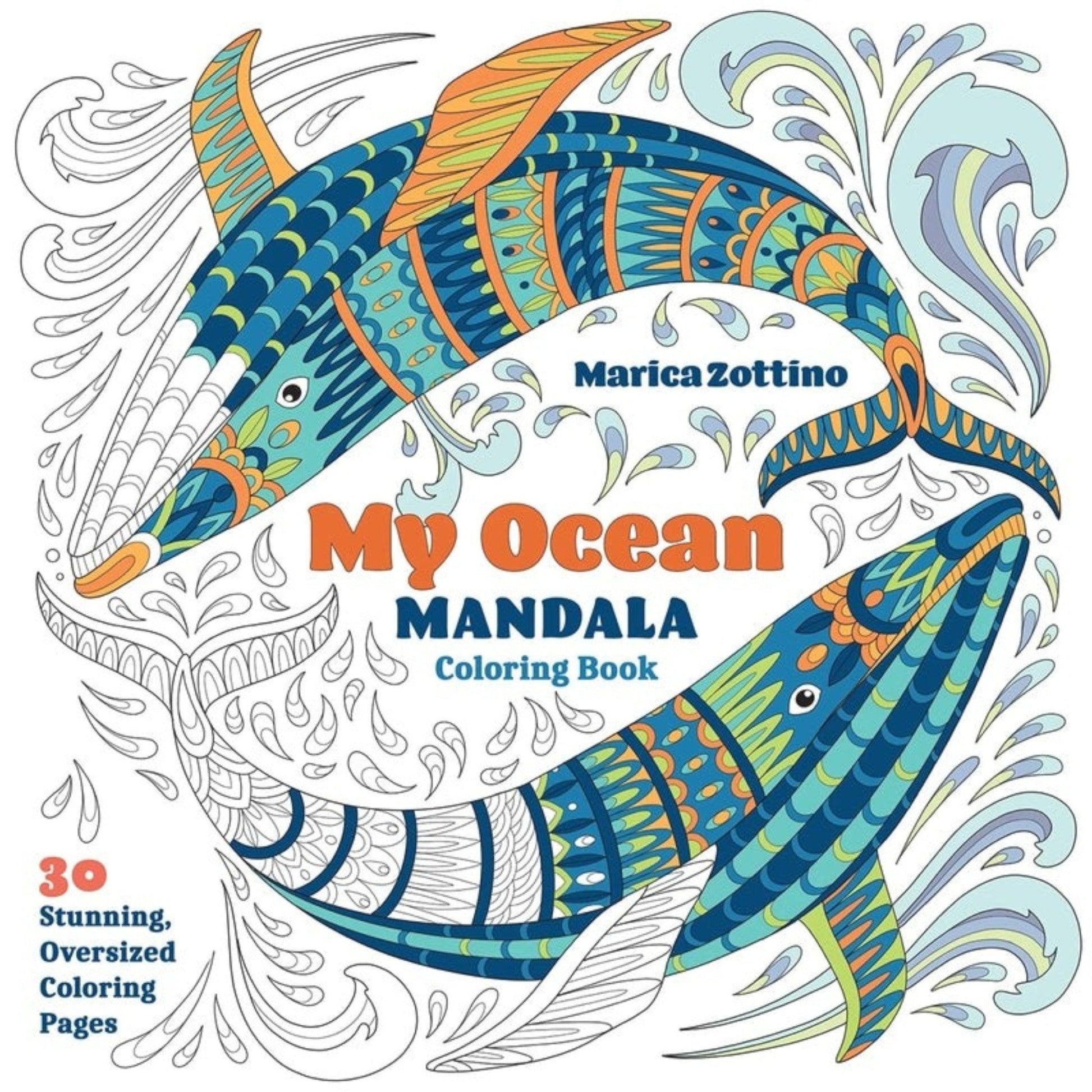 My Ocean Mandala Coloring Book - Everything Fabric