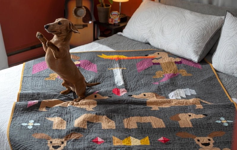 Mythical Wieners Quilt Pattern - Everything Fabric