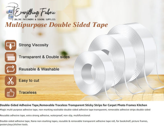 Nano Tape Double Sided Tape 3 metres x 20 mm - Everything Fabric
