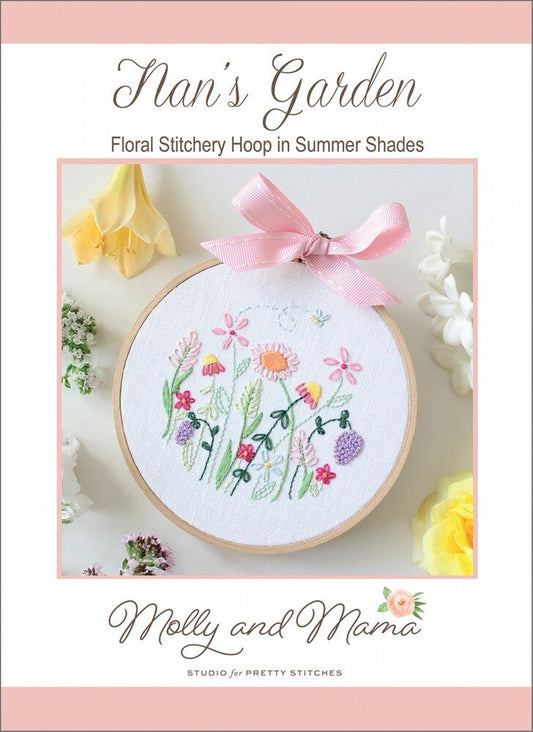 Nans Garden Summer Incl Pre Printed Linen - Everything Fabric