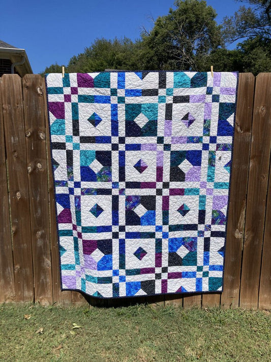 Nine Carat Quilt Pattern - Everything Fabric