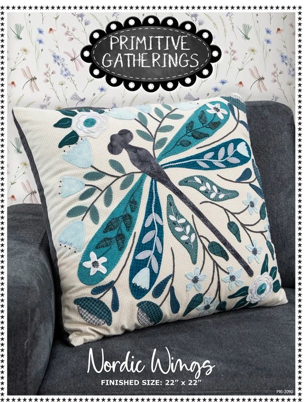 Nordic Wings Pillow Pattern - Everything Fabric