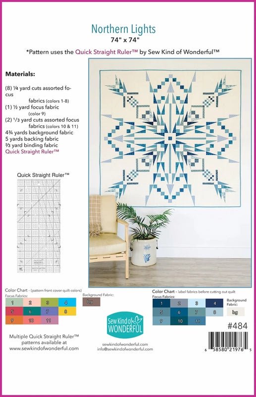 Northern Lights Quilt Pattern - Everything Fabric