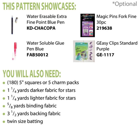 Northstar Ninjas Quilt Pattern - Everything Fabric