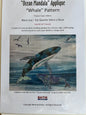 Ocean Mandala - Whale Applique Pattern - Everything Fabric