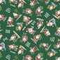 OLD MATE - Santa Toss - Green - Everything Fabric