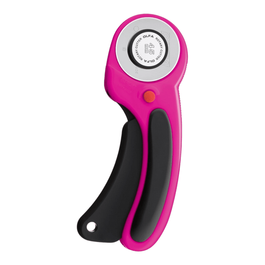 OLFA 45 mm Ergonomic Rotary Cutter Magenta - Everything Fabric