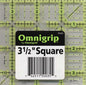 Omnigrid Omnigrip Neon Ruler - 3.5 in x 3.5 in - Everything Fabric