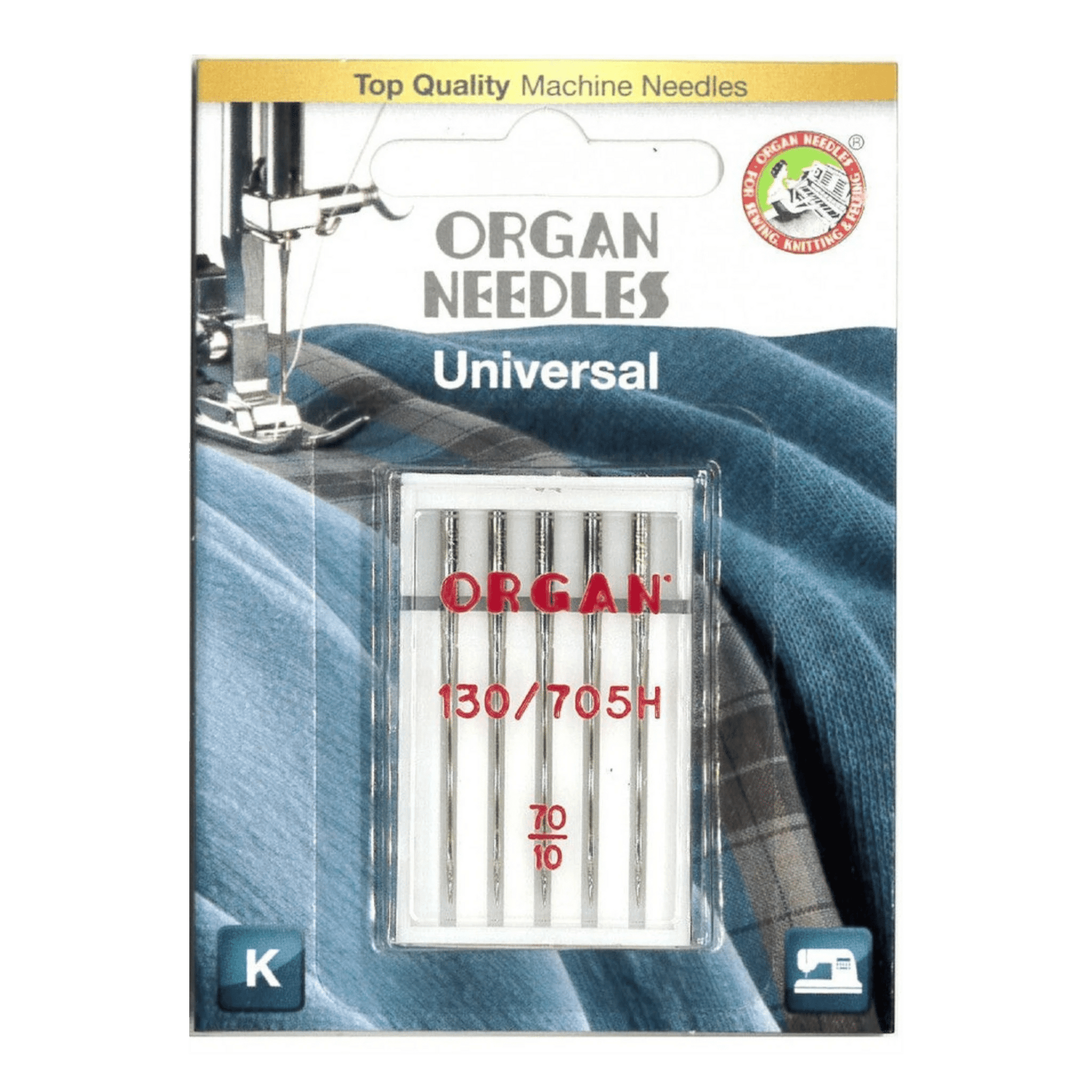 Organ Needles Universal Size 70/10 - Pack of 5 - Everything Fabric
