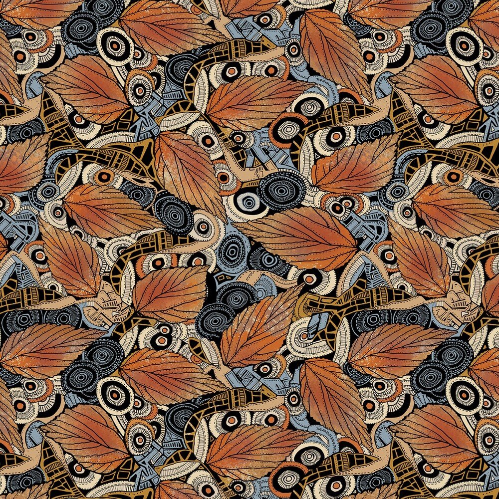 Origins - Leaf Design Toss - Everything Fabric