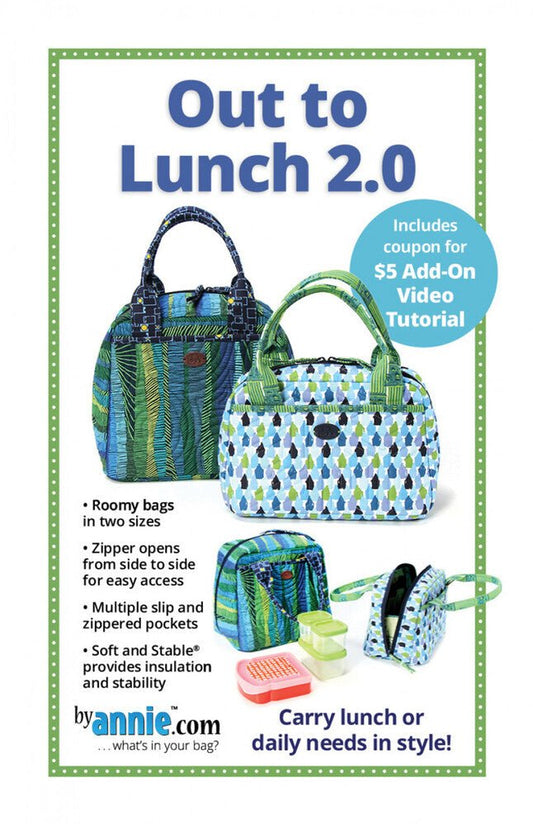 Out to Lunch 2.0 Bag Pattern - Everything Fabric
