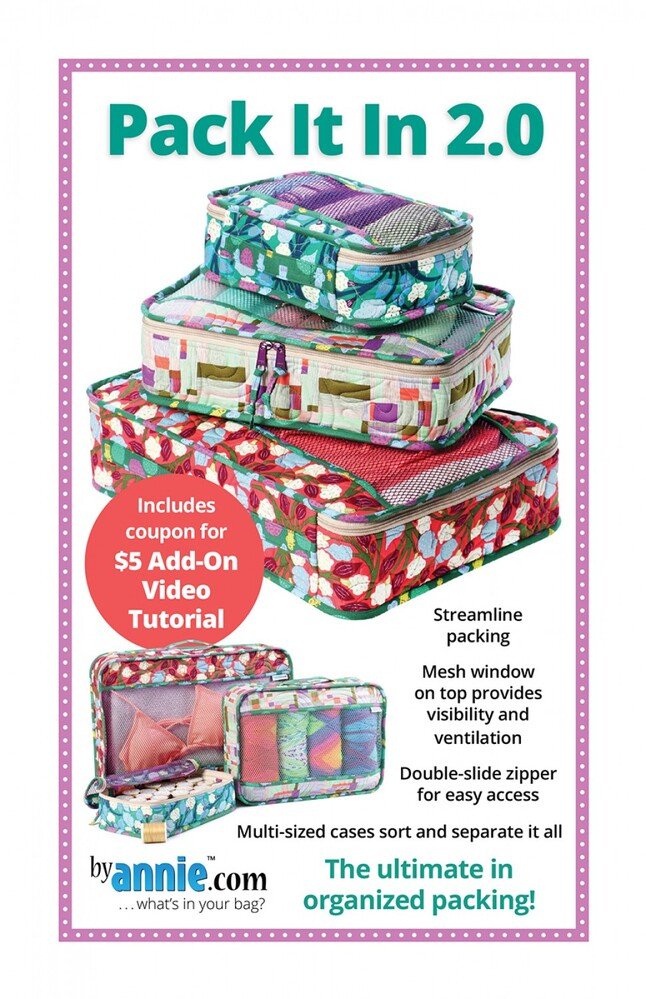 Pack it in! 2.0 Pattern - Everything Fabric