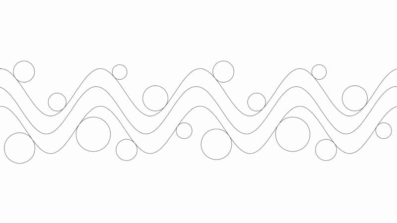Pantograph - Champagne Bubbly Paper - Everything Fabric