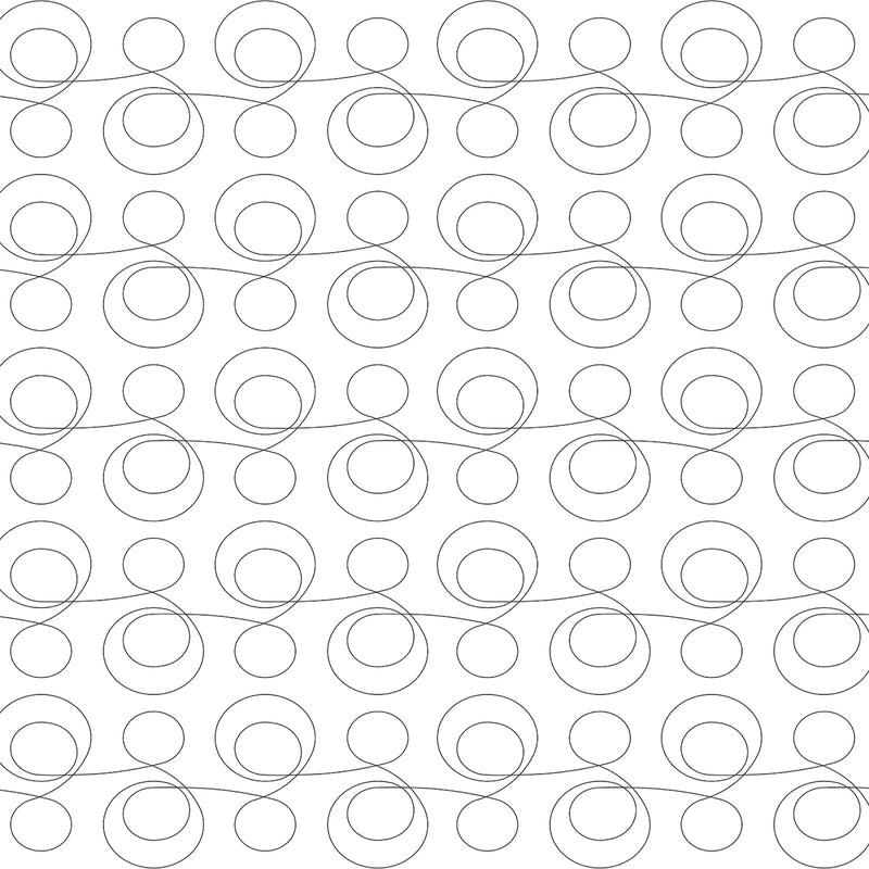 Pantograph - Running in Circles Paper - Everything Fabric