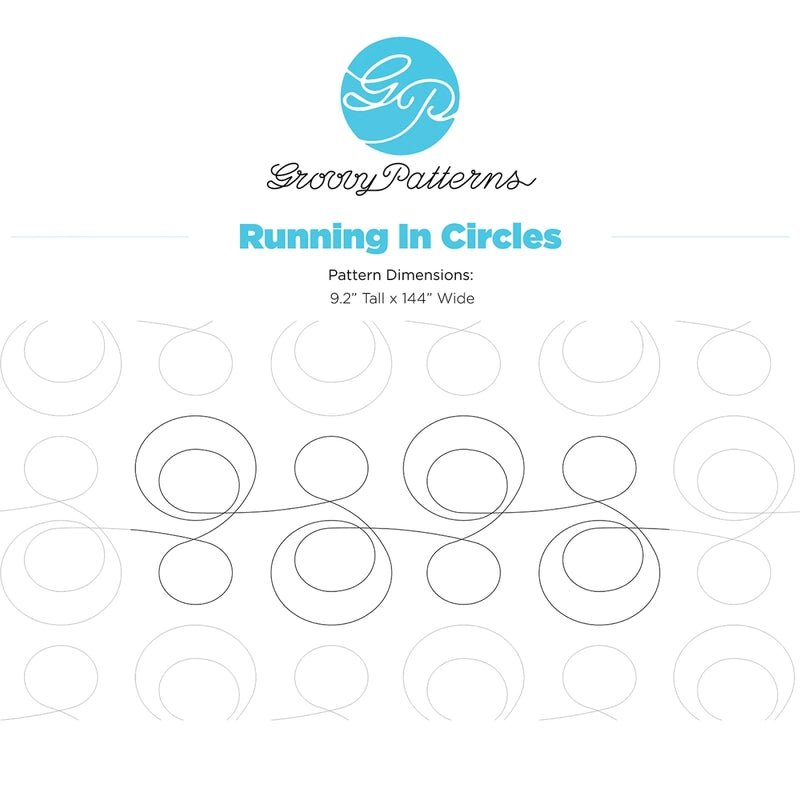 Pantograph - Running in Circles Paper - Everything Fabric