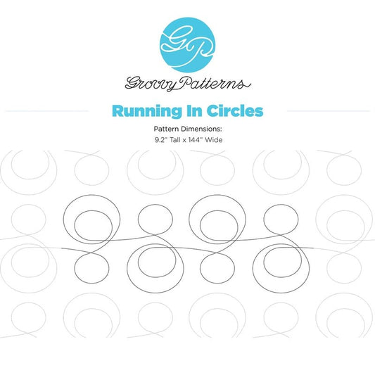Pantograph - Running in Circles Paper - Everything Fabric
