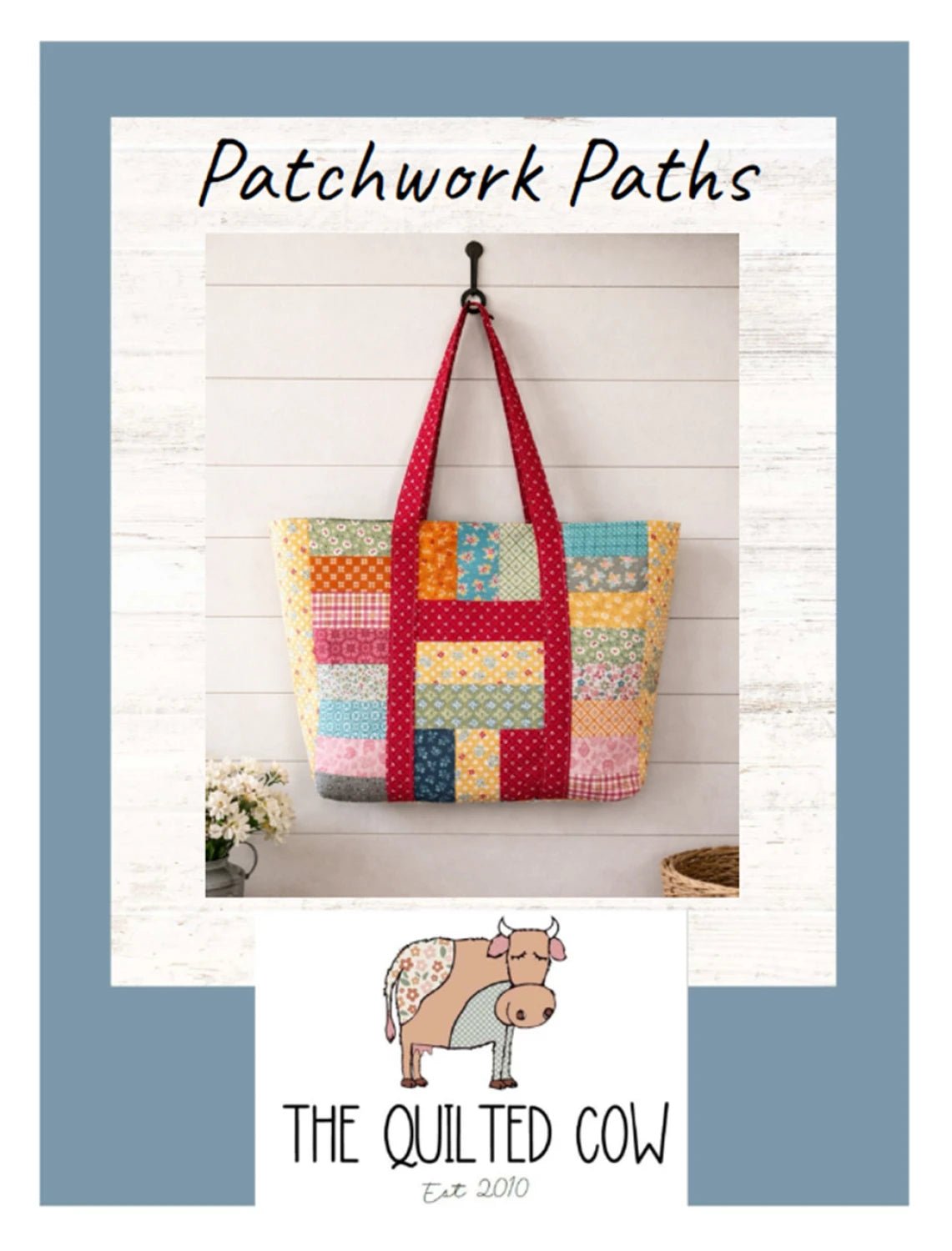Patchwork Paths Tote Pattern - Everything Fabric