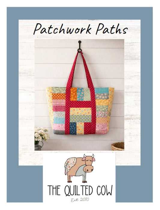 Patchwork Paths Tote Pattern - Everything Fabric