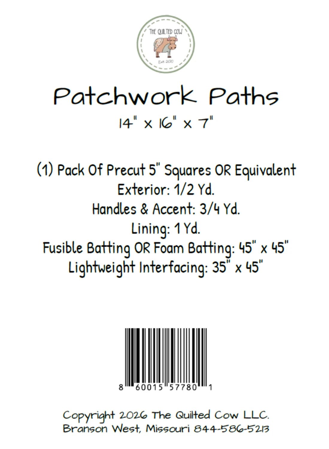 Patchwork Paths Tote Pattern - Everything Fabric