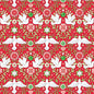 Peace on Earth Holiday-Ruby Damask Christmas - Everything Fabric