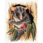 Peek-a-Boo Possum Cross Stitch Pattern - Everything Fabric