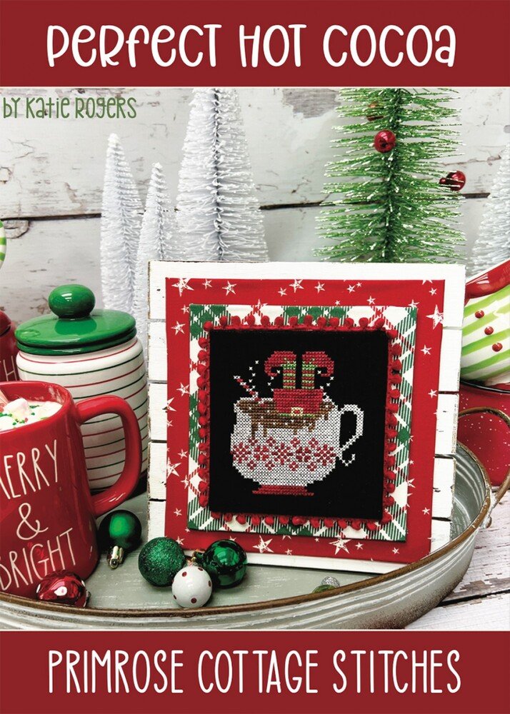 Perfect Hot Cocoa Cross Stitch Pattern - Everything Fabric