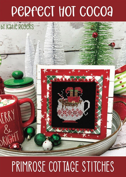 Perfect Hot Cocoa Cross Stitch Pattern - Everything Fabric
