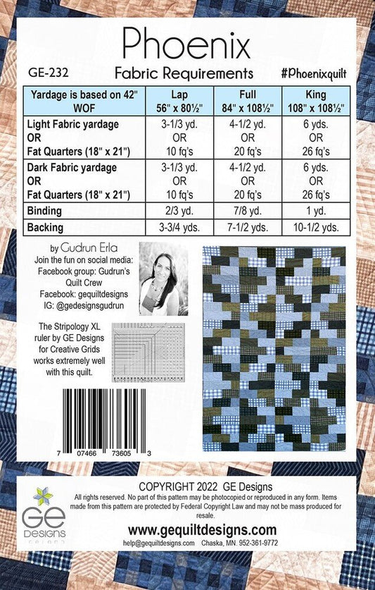 Phoenix Quilt Pattern - Everything Fabric