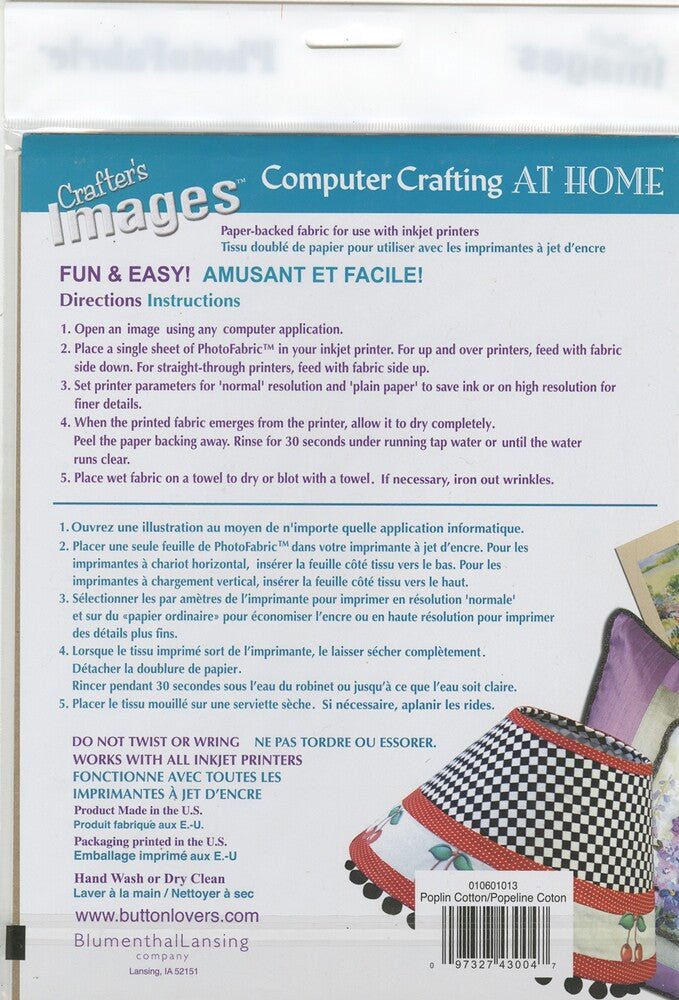 Photo Fabric Computer Crafting at Home Poplin Sheets 5pk - Everything Fabric