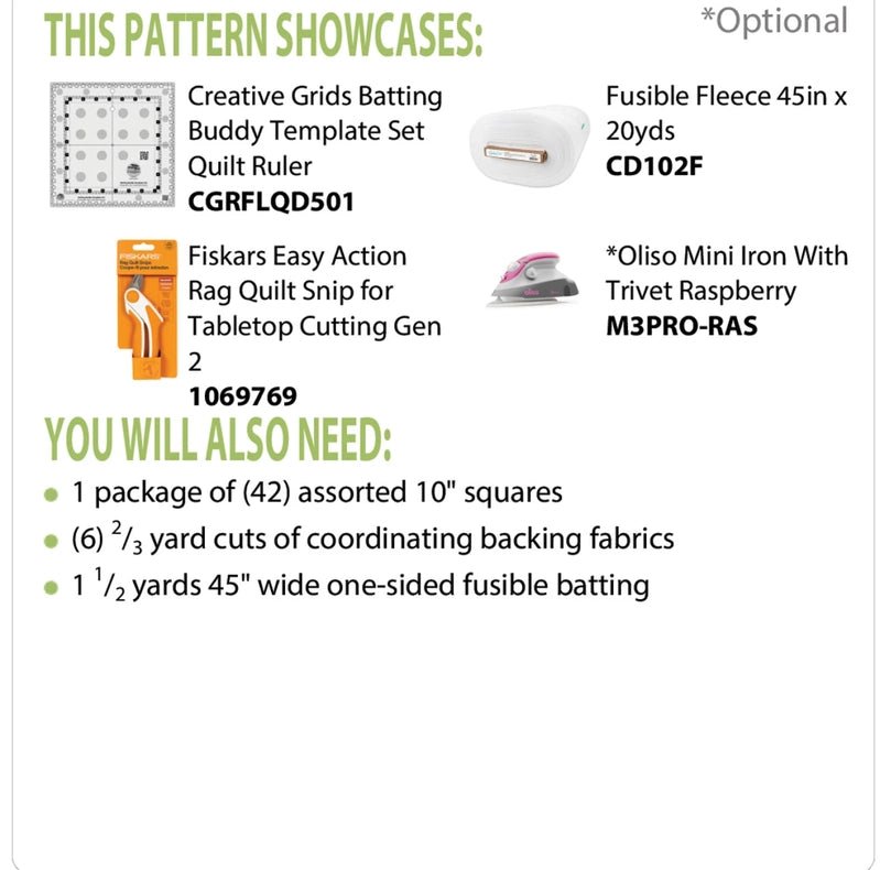 Pixie's Ragged Four Patch Quilt Pattern - Everything Fabric