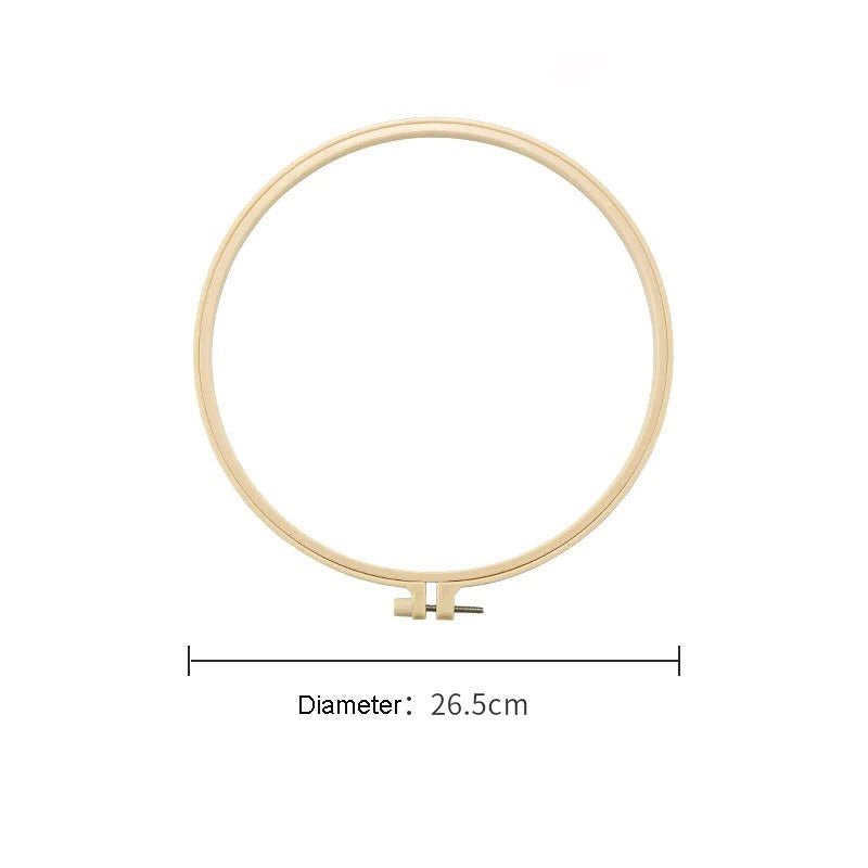 Plastic Embroidery and Cross Stitch Hoop - Round - 11in - Everything Fabric