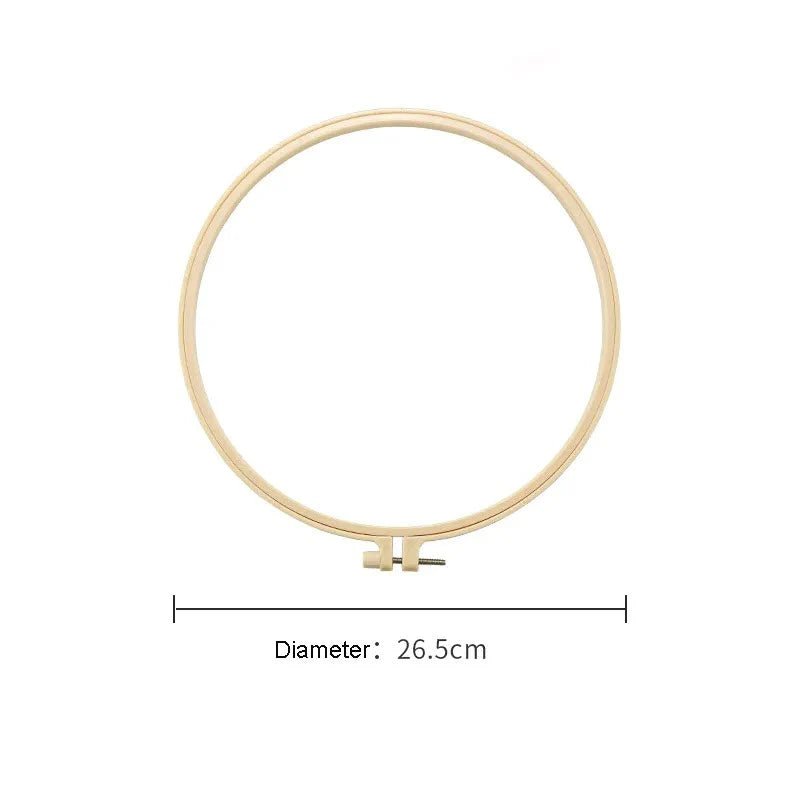 Plastic Embroidery and Cross Stitch Hoop - Round - 4.72in - Everything Fabric