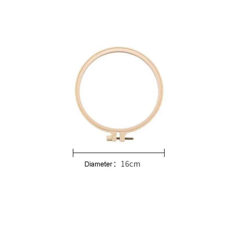 Plastic Embroidery and Cross Stitch Hoop - Round - 4.72in - Everything Fabric