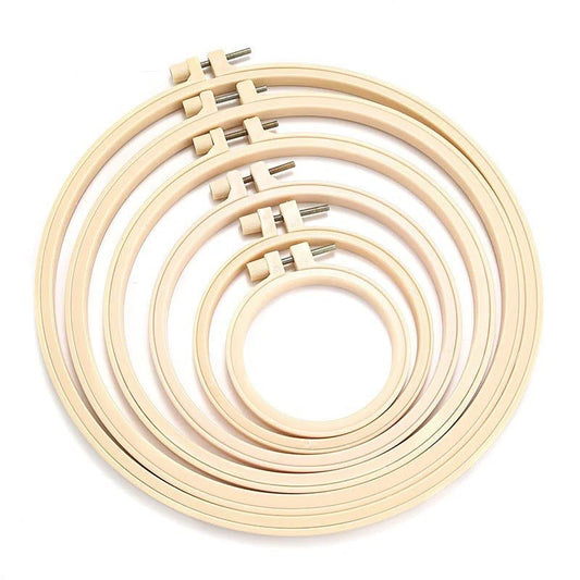 Plastic Embroidery and Cross Stitch Hoop - Round - 6in - Everything Fabric