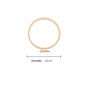 Plastic Embroidery and Cross Stitch Hoop - Round - 6in - Everything Fabric