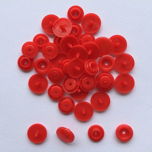 Plastic Kam Snap Buttons 11 mm - Watermelon - Everything Fabric